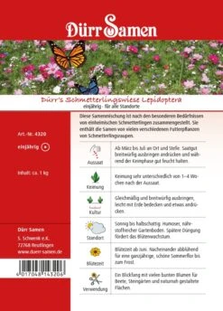 Dürr Samen's Schmetterlingswiese 1 Kg | Blumensamen Von Dürr Samen