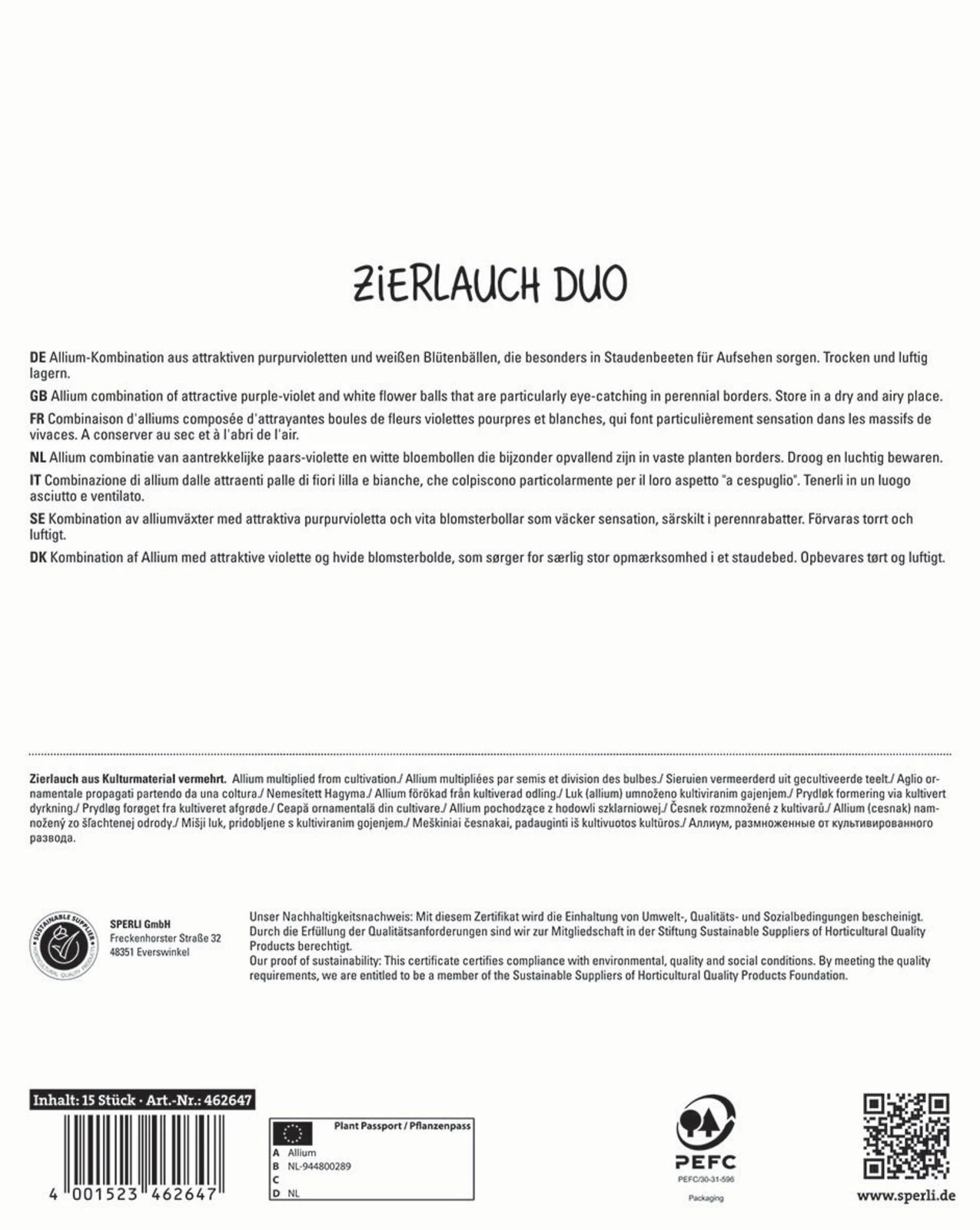 Zierlauch Mischung (15 Stück) | Zierlauchzwiebeln Von Sperli – Bild 2