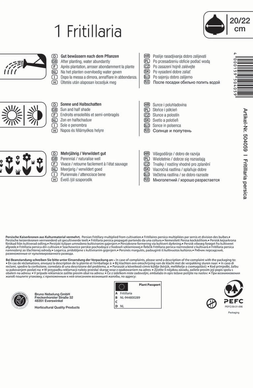 Persische Kaiserkrone (1 Stück) | Kaiserkronenzwiebeln Von Kiepenkerl – Bild 2