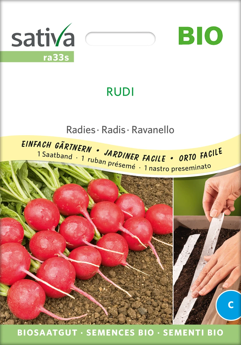 Radies Rudi (Saatband) | BIO Radieschensamen Von Sativa Rheinau – Bild 2