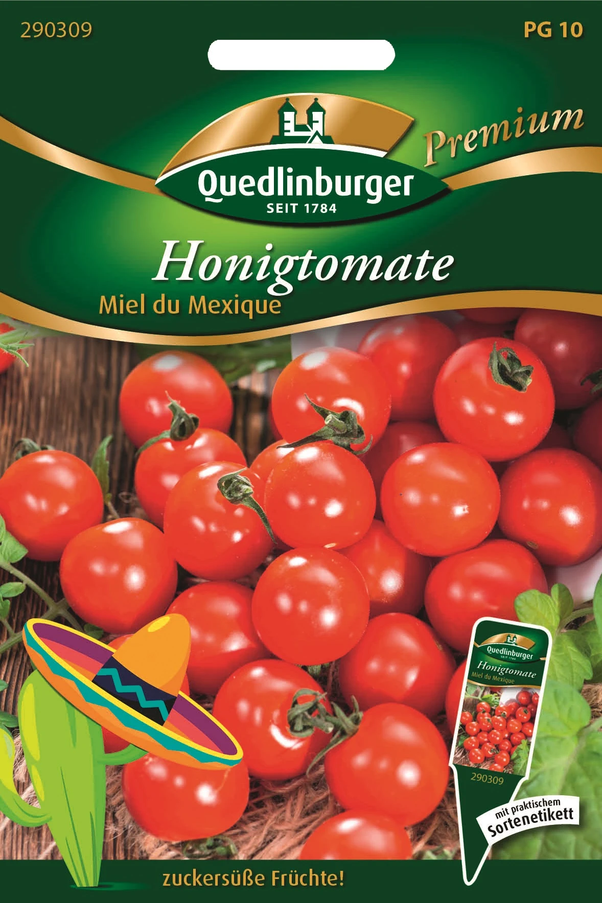 Mexikanische Honigtomate Miel Du Mexique | Kirschtomatensamen Von Quedlinburger – Bild 2