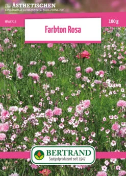 Blumenwiese Farbton Rosa (100 G) | Blumensamen Von Bertrand