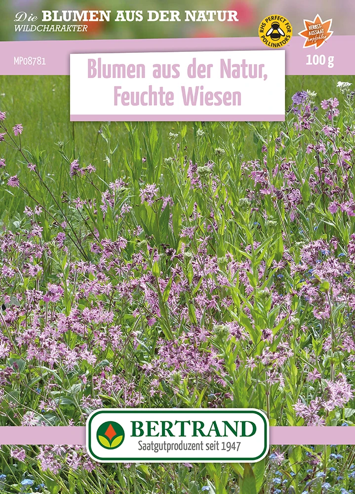 Blumenwiese Staudenmischung Für Feuchtgebiete (100 G) | Blumensamen Von Bertrand