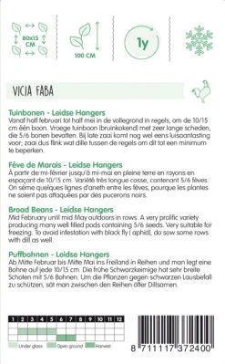 Puffbohnen Leidse Schwarzkeimige (250 G) | Puffbohnensamen Von Hortitops