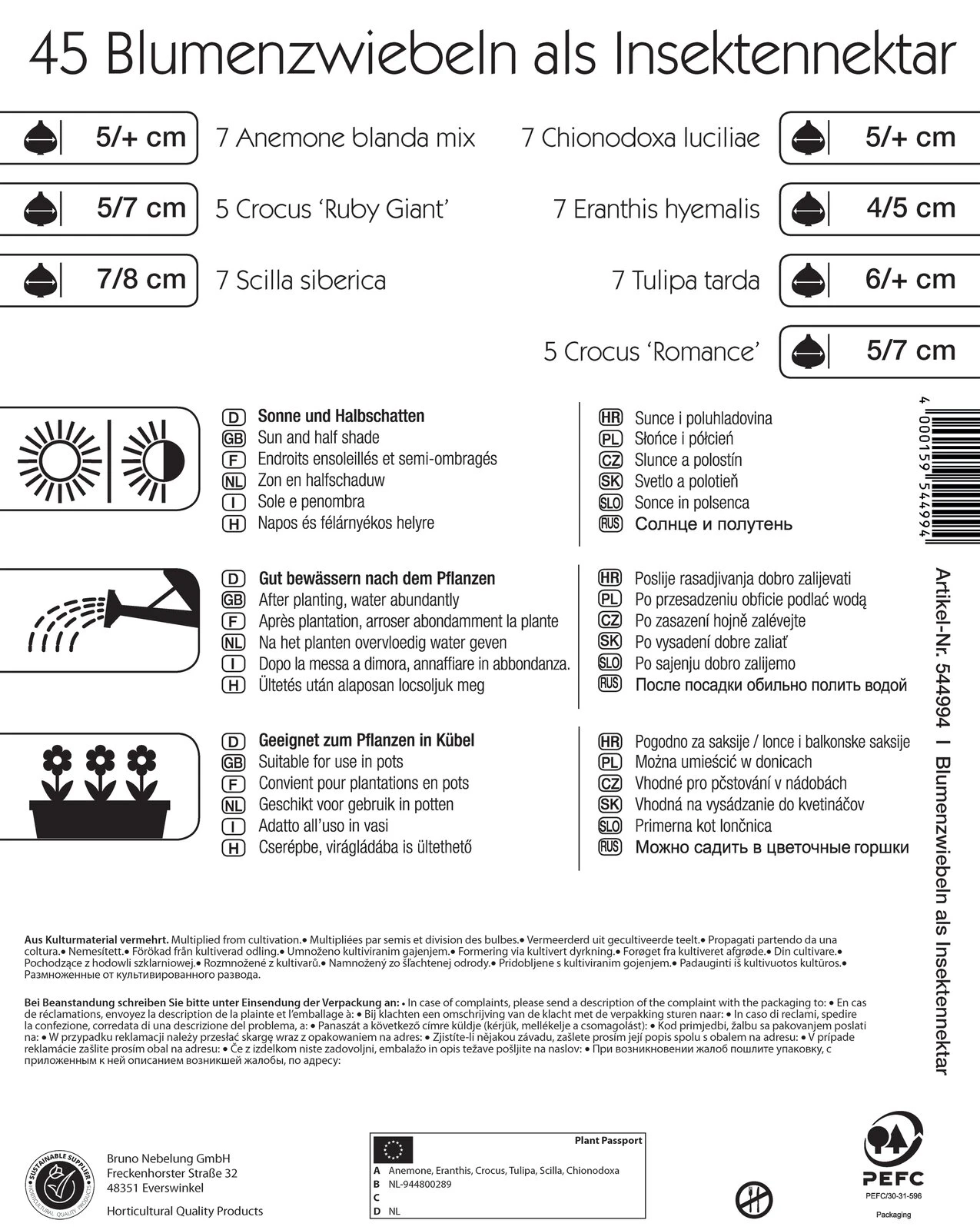 Colour Symphony Bienenparadies (45 Stück) | Blumenzwiebelmischungen Von Kiepenkerl – Bild 2