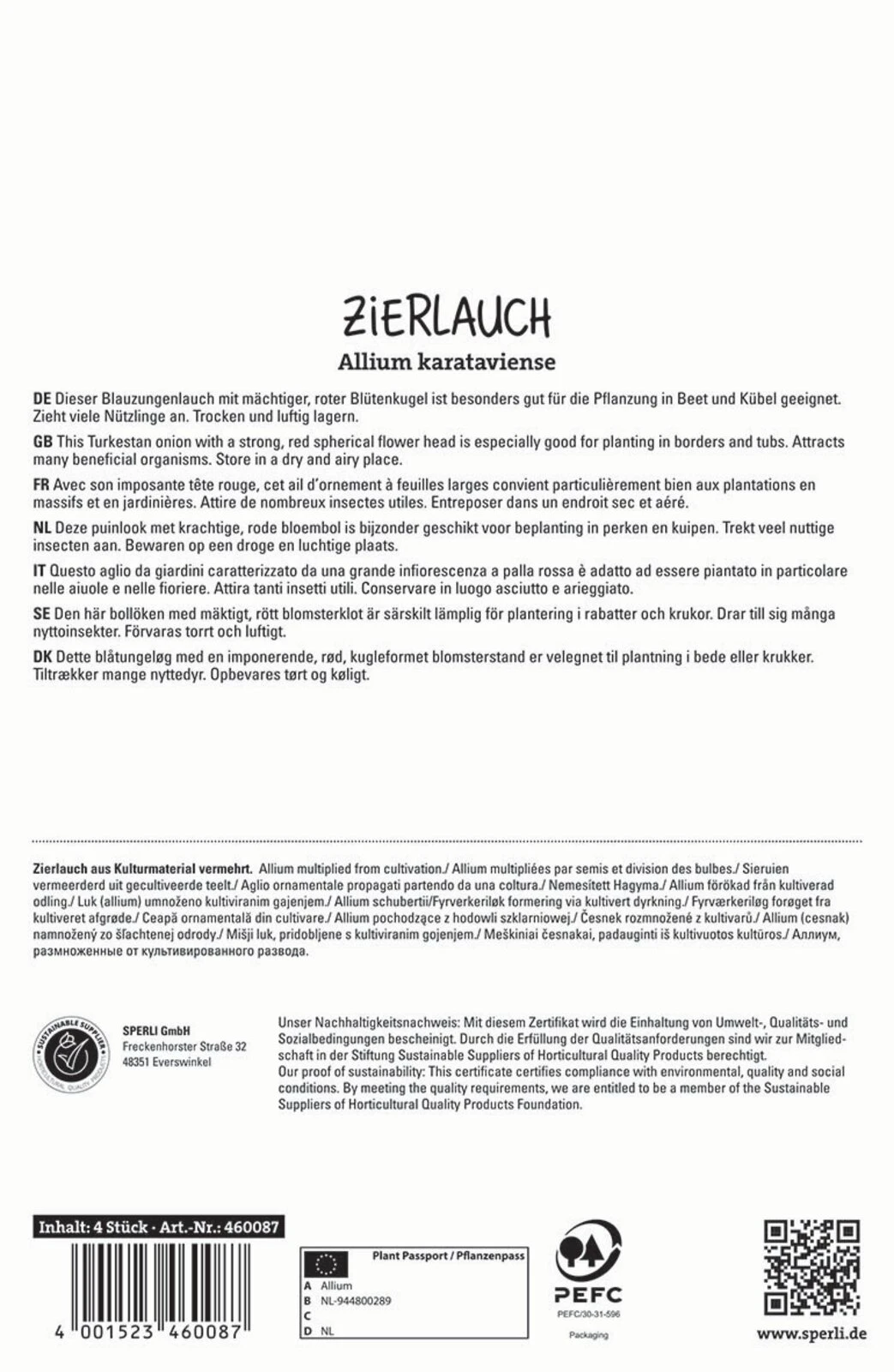 Zierlauch Red Giant Star (4 Stück) | Zierlauchzwiebeln Von Sperli