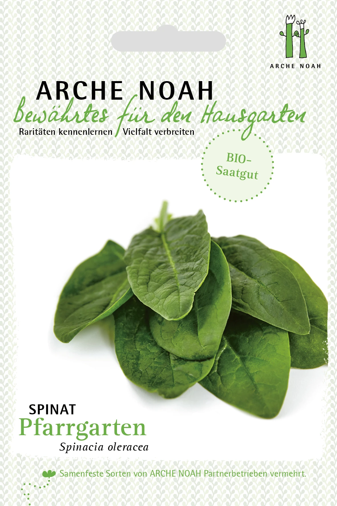 Spinat Pfarrgarten | BIO Spinatsamen Von Arche Noah