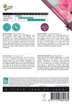 Rettich Red Impression F1 | Rettichsamen Von Buzzy Seeds