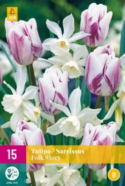 Tulpe / Narzisse Folk Story (15 Stück) | Blumenzwiebelmischungen Von Jub Holland